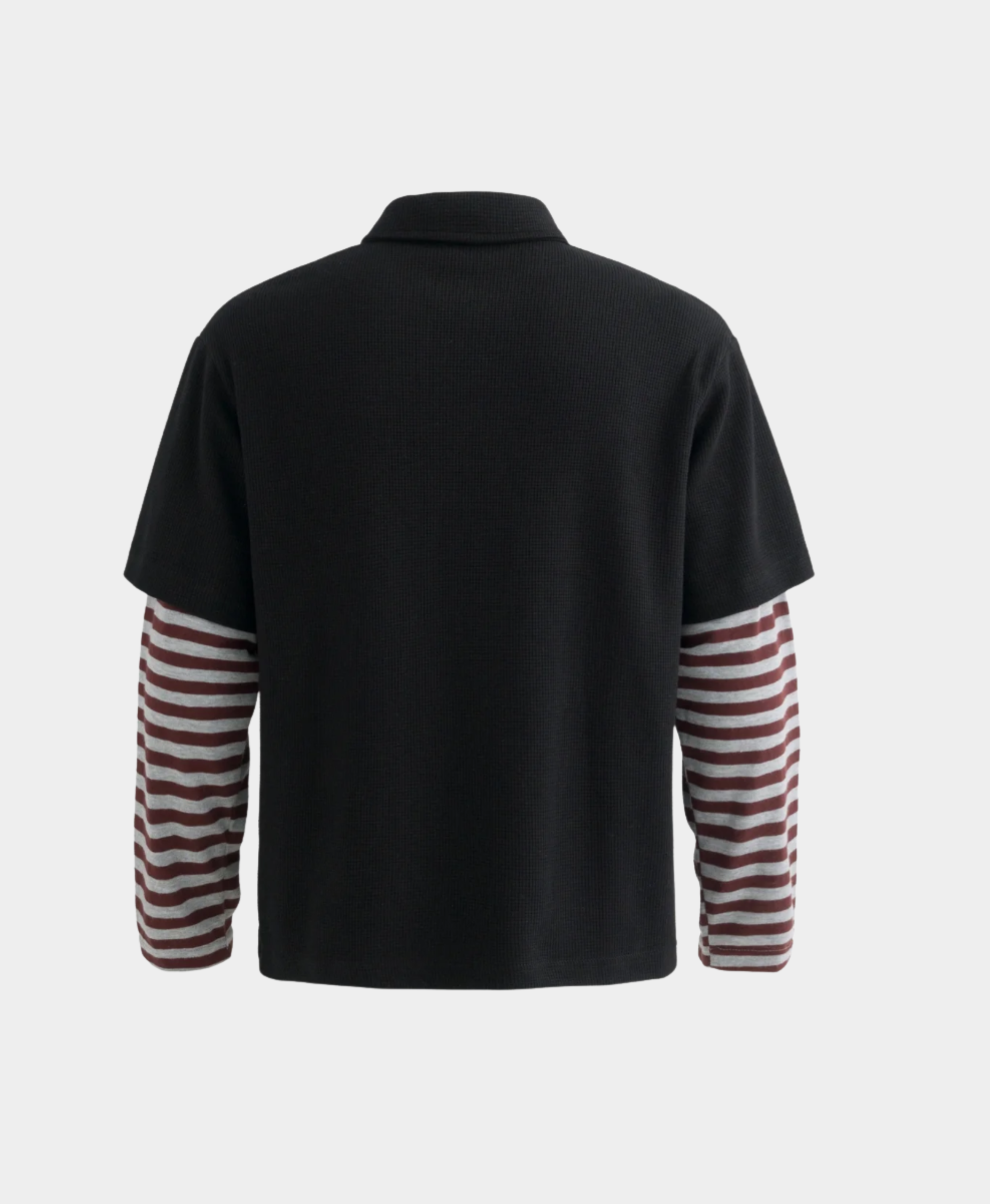 urban artistry long sleeve polo – black urban artistry long sleeve polo – black